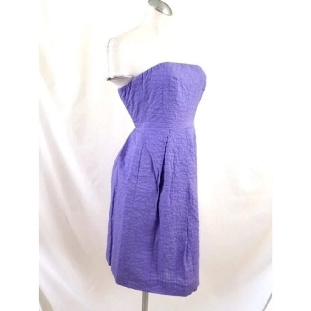 J.Crew Size 2 Strapless Dress Purple